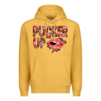 Mustard pucker up Premium Hoodie - JahusDesignShop