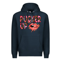 Navy pucker up Premium Hoodie - JahusDesignShop