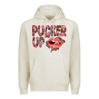 Oatmeal Heather pucker up Premium Hoodie - JahusDesignShop