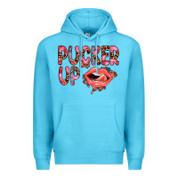 Ocean Blue pucker up Premium Hoodie - JahusDesignShop