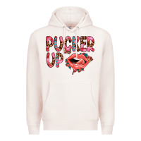 Pale Pink pucker up Premium Hoodie - JahusDesignShop