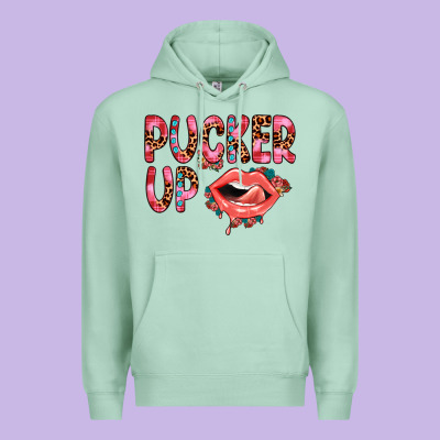 Pucker Up Premium Hoodie Designed By Jahusdesignshop
