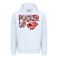 White pucker up Premium Hoodie - JahusDesignShop