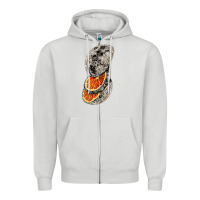 Dove Grey Lunar Fruit Zipper Hoodie - Bettercallsaul