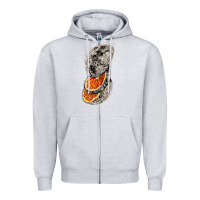 Heather Grey Lunar Fruit Zipper Hoodie - Bettercallsaul