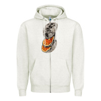 Oatmeal Heather Lunar Fruit Zipper Hoodie - Bettercallsaul
