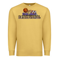 Antique Gold Wild about Basketball Premium Sweatshirt - HowdyJamesFarm