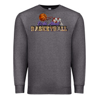 Charcoal Heather Wild about Basketball Premium Sweatshirt - HowdyJamesFarm
