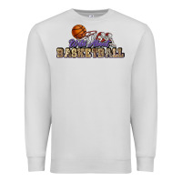Dove Grey Wild about Basketball Premium Sweatshirt - HowdyJamesFarm