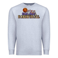 Heather Grey Wild about Basketball Premium Sweatshirt - HowdyJamesFarm