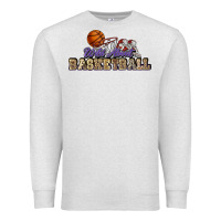Oatmeal Heather Wild about Basketball Premium Sweatshirt - HowdyJamesFarm