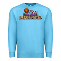 Ocean Blue Wild about Basketball Premium Sweatshirt - HowdyJamesFarm