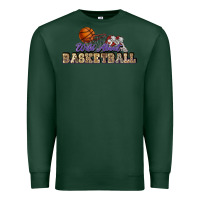 Sports Green Wild about Basketball Premium Sweatshirt - HowdyJamesFarm