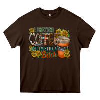 Chocolate Brown coffee Heavy Core Tee - RacoonDesign