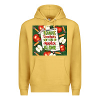 Antique Gold because teachers can't live on apples alone tumble Premium Hoodie - TumblerDesignByShophia