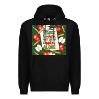Black because teachers can't live on apples alone tumble Premium Hoodie - TumblerDesignByShophia