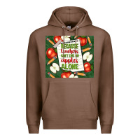 Chestnut because teachers can't live on apples alone tumble Premium Hoodie - TumblerDesignByShophia