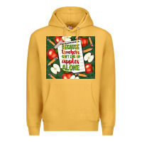 Mustard because teachers can't live on apples alone tumble Premium Hoodie - TumblerDesignByShophia