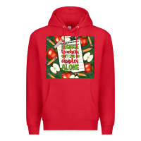 Red because teachers can't live on apples alone tumble Premium Hoodie - TumblerDesignByShophia