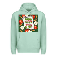 Seafoam because teachers can't live on apples alone tumble Premium Hoodie - TumblerDesignByShophia