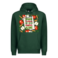 Sports Green because teachers can't live on apples alone tumble Premium Hoodie - TumblerDesignByShophia