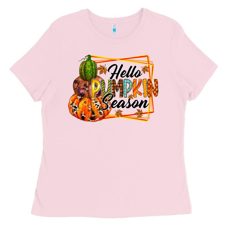 Hello Pumpkin Season Ladies Tee by RacoonDesign | Teevron