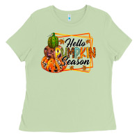 Matcha hello pumpkin season Ladies Tee - RacoonDesign