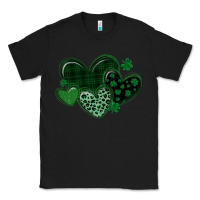 Black leopard hearts st patricks day Classic Tee - MaliasSmallBusiness