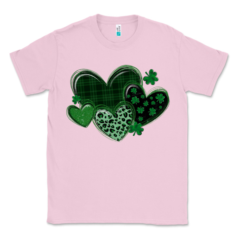 Leopard Hearts St Patricks Day Classic Tee by MaliasSmallBusiness | Teevron