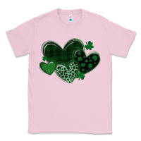 Bubblegum Pink leopard hearts st patricks day Classic Tee - MaliasSmallBusiness