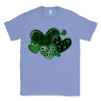 Colony Blue leopard hearts st patricks day Classic Tee - MaliasSmallBusiness