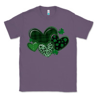 Lavender leopard hearts st patricks day Classic Tee - MaliasSmallBusiness