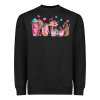 Black nail tech coffee cups Heavyweight Sweatshirt - NancyCooperArtShop