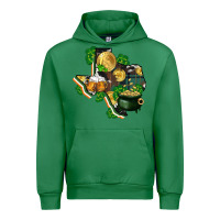 Emerald texas map st patricks day Urban Hoodie - FaDigitalArtStudio