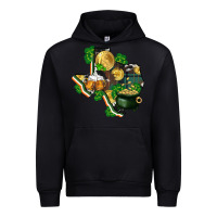 Foreset Green texas map st patricks day Urban Hoodie - FaDigitalArtStudio