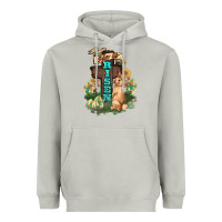 Moon Dust He is risen Bunny Cross Easter Day Heavyweight Hoodie - HowdyJamesFarm