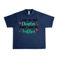 Navy capter author Urban Heavy Tee - MaliasSmallBusiness