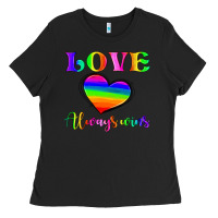 Black love always wins Ladies Tee - HRA Design Shop
