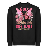 Black god is within her she will not fail Heavyweight Sweatshirt - MaliasSmallBusiness