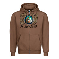 Chestnut Joy to the World Zipper Hoodie - Bettercallsaul