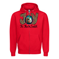 Red Joy to the World Zipper Hoodie - Bettercallsaul