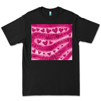 Black pink glitter heart Premium Tee - JahusDesignShop