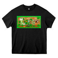 Black st.patricks nurse license plate template Heavy Core Tee - BarkalooDesign