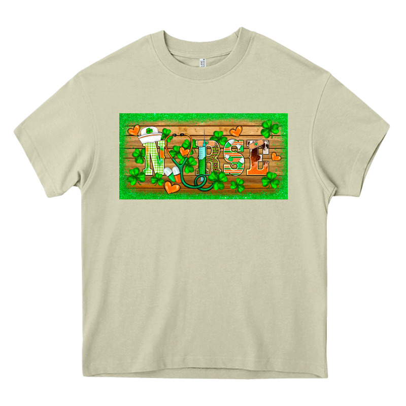 St.patricks Nurse License Plate Template Heavy Core Tee by BarkalooDesign | Teevron
