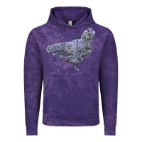 Cloud Purple Ameraucana Chicken Vintage Hoodie - LillyAllenDesigns