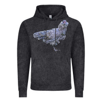 Vintage Black Ameraucana Chicken Vintage Hoodie - LillyAllenDesigns