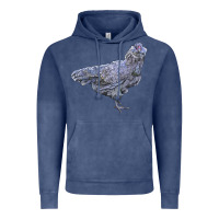 Vintage Denim Ameraucana Chicken Vintage Hoodie - LillyAllenDesigns