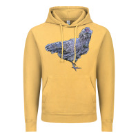 Vintage Mustard Ameraucana Chicken Vintage Hoodie - LillyAllenDesigns