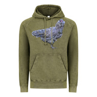 Vintage Olive Ameraucana Chicken Vintage Hoodie - LillyAllenDesigns