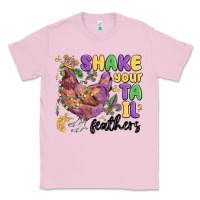 Bubblegum Pink shake your tail feathers Classic Tee - MaliasSmallBusiness